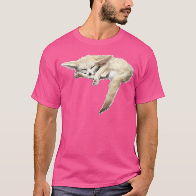 Fennec Fox Fox Sleeping Fox T-Shirt (Front)