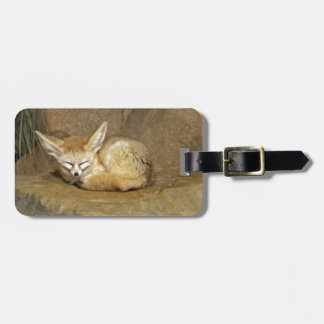 fennec fox luggage tag
