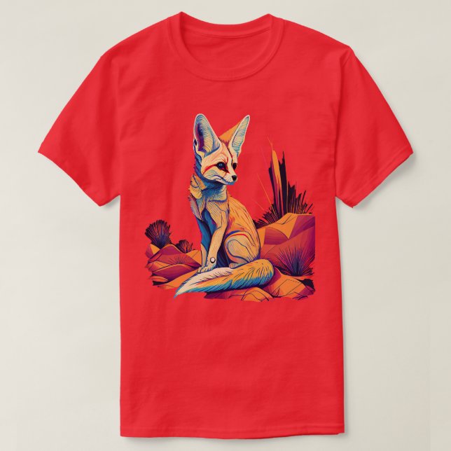Fennec Fox T-Shirt (Design Front)