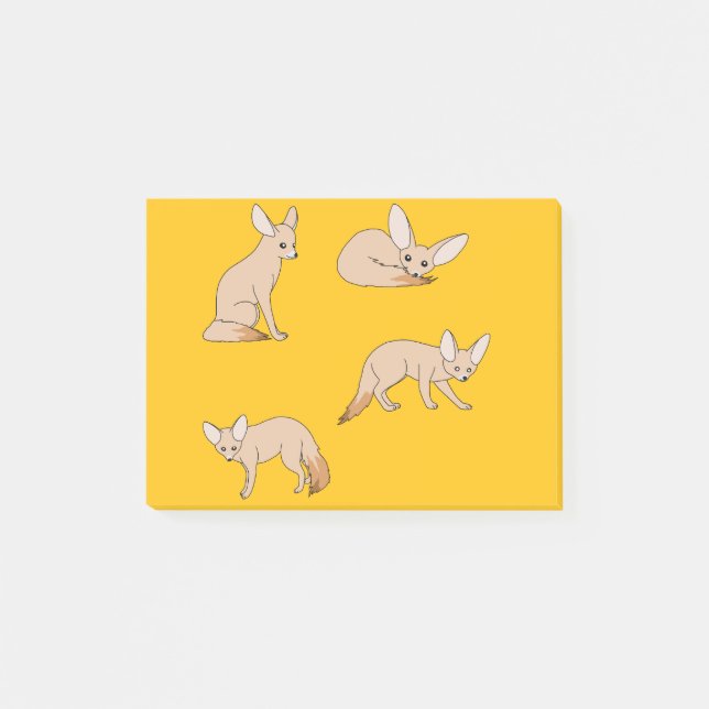 Fennec Foxes Post-it Notes (Front)