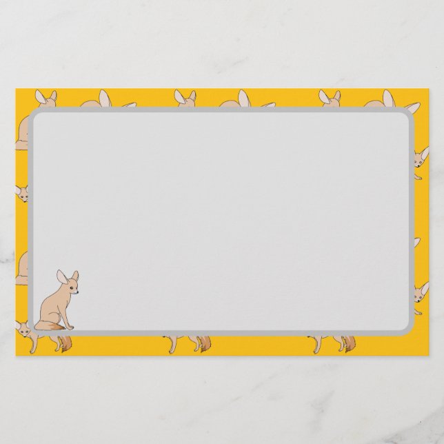 Fennec Foxes Stationery (Front)