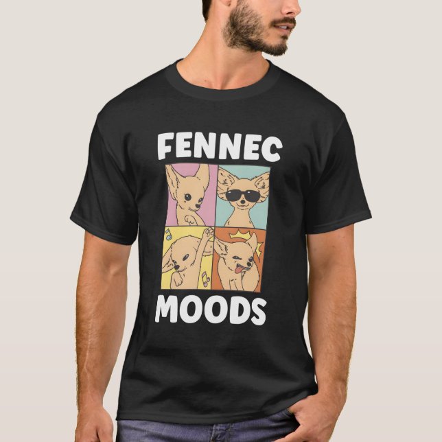 Fennec Moods Fennec Fox T-Shirt (Front)