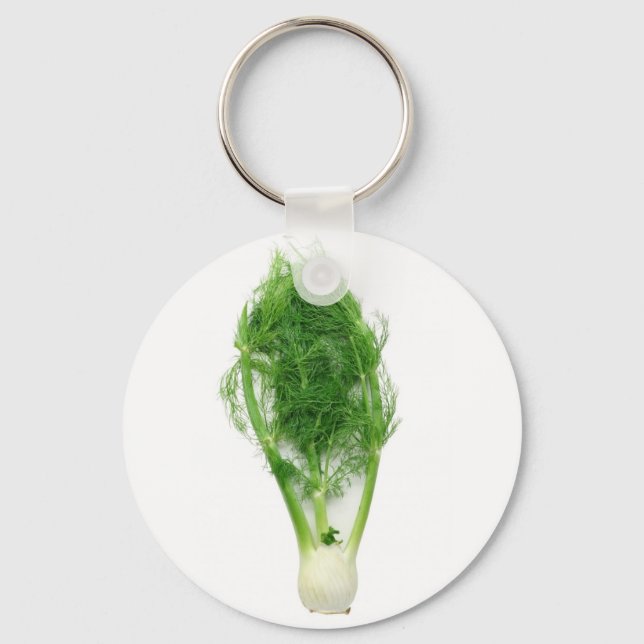 Fennel leaf and bulb key ring (Front)