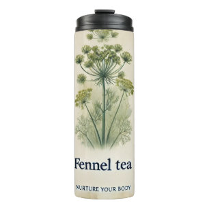 Fennel Tea Design AI art Thermal Tumbler