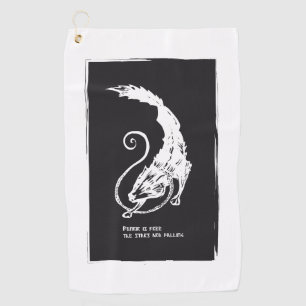 Fenrir Fenris is free dog viking norse mythology Golf Towel