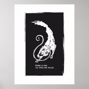 Fenrir Fenris is free dog viking norse mythology Poster