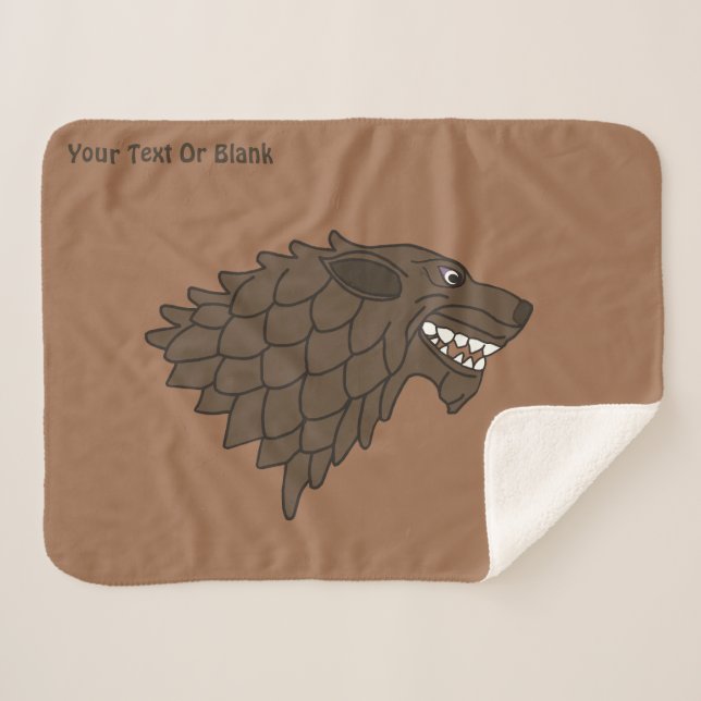Fenrir/Fenriswolf Sherpa Blanket (Front (Horizontal))