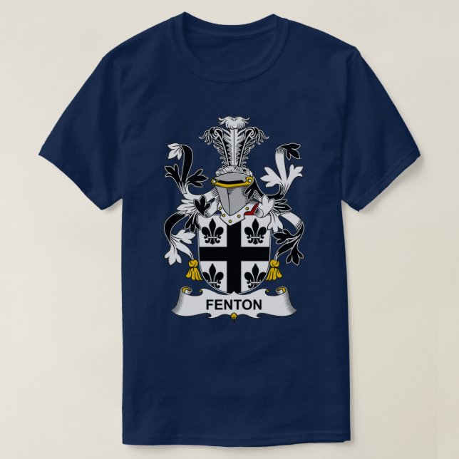 Fenton Coat of Arms Family Crest 1  T-Shirt (Design Front)
