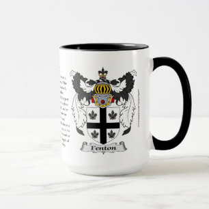 Fenton Family Coat of Arms Mug
