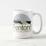 Fenton! the dog chasing deer in Richmond Park Coffee Mug<br><div class="desc">mugs</div>