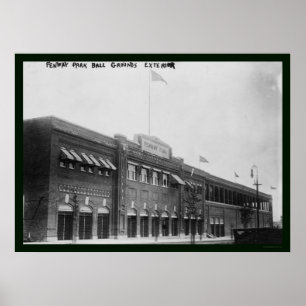 Fenway Park Boston Baseball 1914 Poster