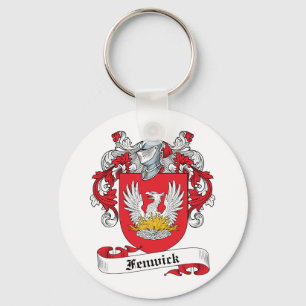 Fenwick Family Crest Key Ring