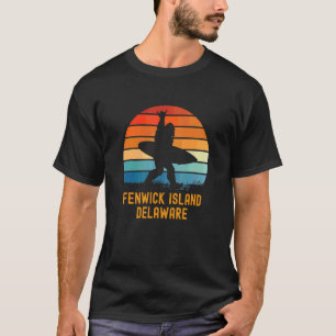 Fenwick Island Delaware Sasquatch Souvenir T-Shirt