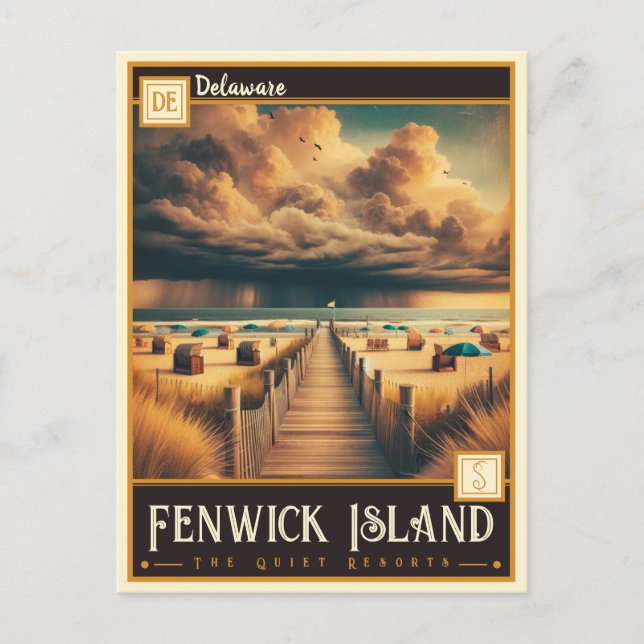 Fenwick Island, Delaware | Vintage Postcard (Front)