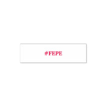 #FEPE RED INK STAMP