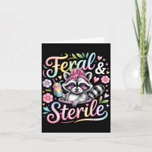 Feral and sterile hysterectomy recovery  card