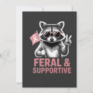 Feral and Supportive Breast cancer awareness   Announcement