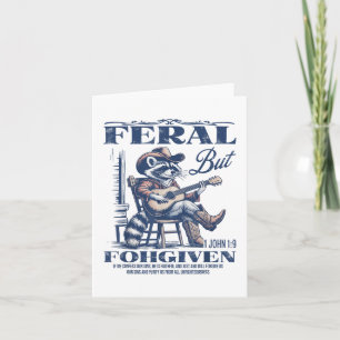 Feral But 1john 19 Forgiven If We Confess Our Sins Card