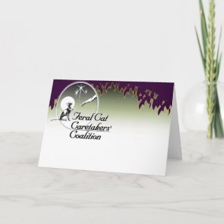 Feral cat Caretakers logo Cards