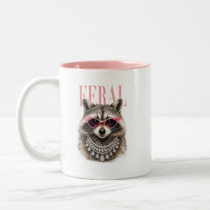 Feral Chic Raccoon Glam Coffee Mug