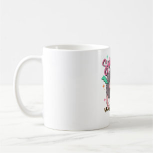 Feral Girl Summer Funny Opossum Coffee Mug
