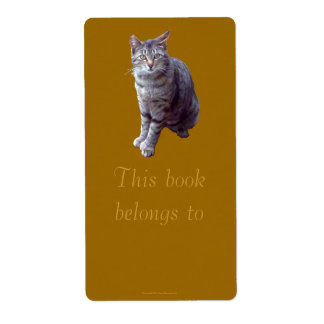 Feral Kitten "Tigress" Bookplate