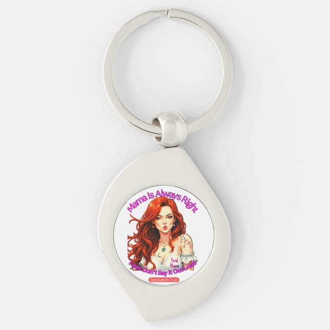 Feral Mama Key Ring (Front)