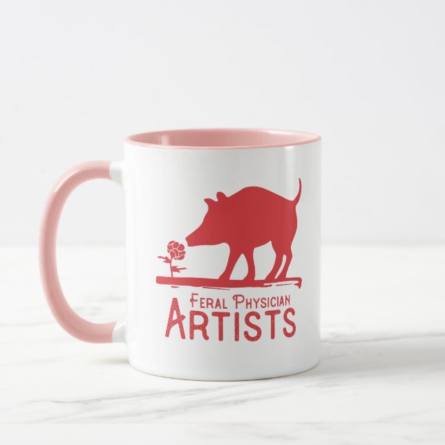 Feral Physician Artists mug (Left)