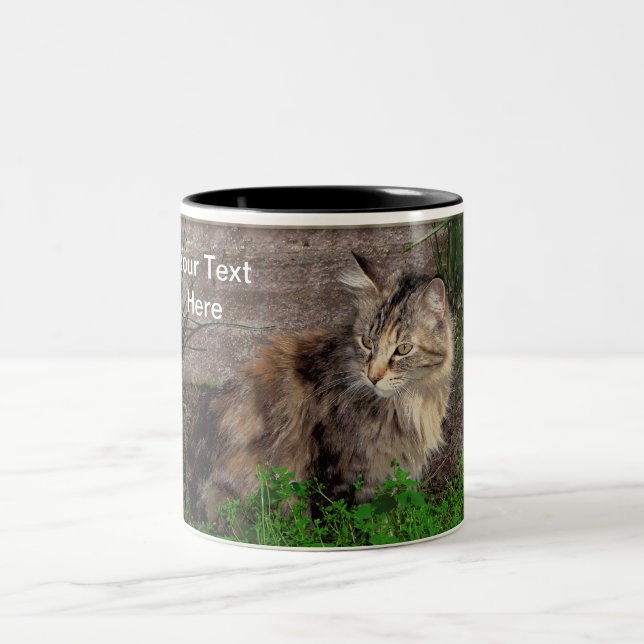 Feral Tabby Cat Coffee Mug (Center)