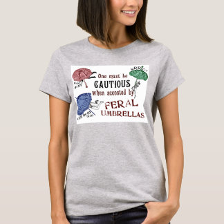 Feral Umbrellas- Victorian Surrealist T Shirt
