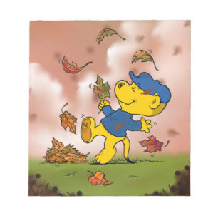 Ferald Amongst The Autumn Leaves Notepad