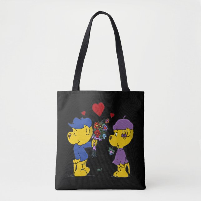 Ferald and Sahsha Ferret Tote Bag (Front)