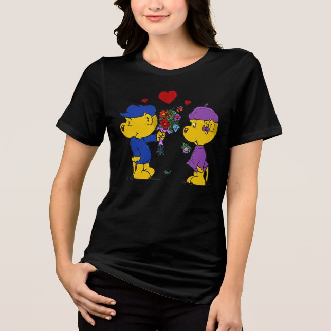 Ferald and Sahsha Ferret Tri-Blend Shirt (Front)