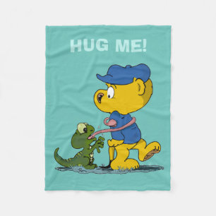 Ferald and The Baby Lizard Fleece Blanket