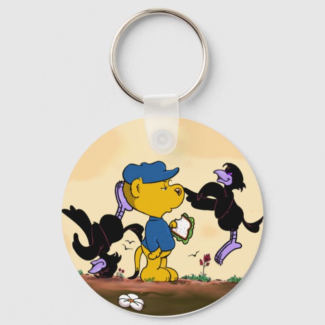 Ferald and The Pesky Crows Key Ring (Front)