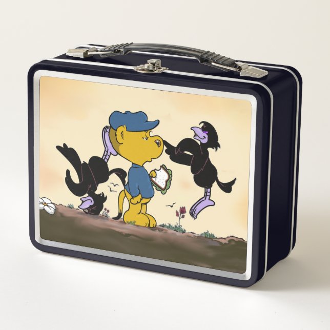 Ferald and The Pesky Crows Metal Lunch Box (Front)