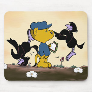 Ferald and the Pesky Crows Mouse Mat