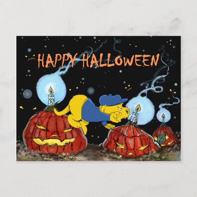 Ferald and The Rotten Pumpkins Postcard (Front)