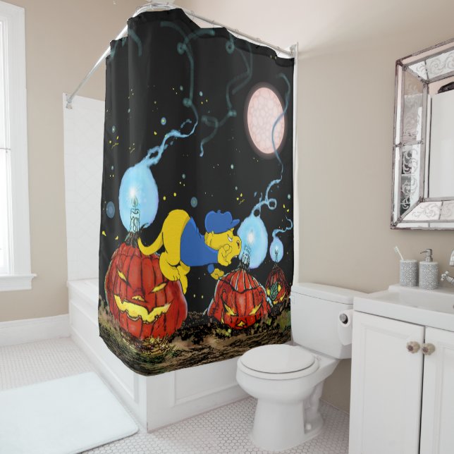 Ferald and The Rotten Pumpkins  Shower Curtain (In Situ)