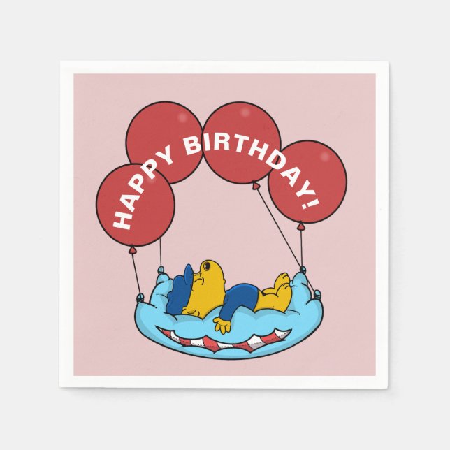 Ferald | Birthday Balloon Napkin (Front)