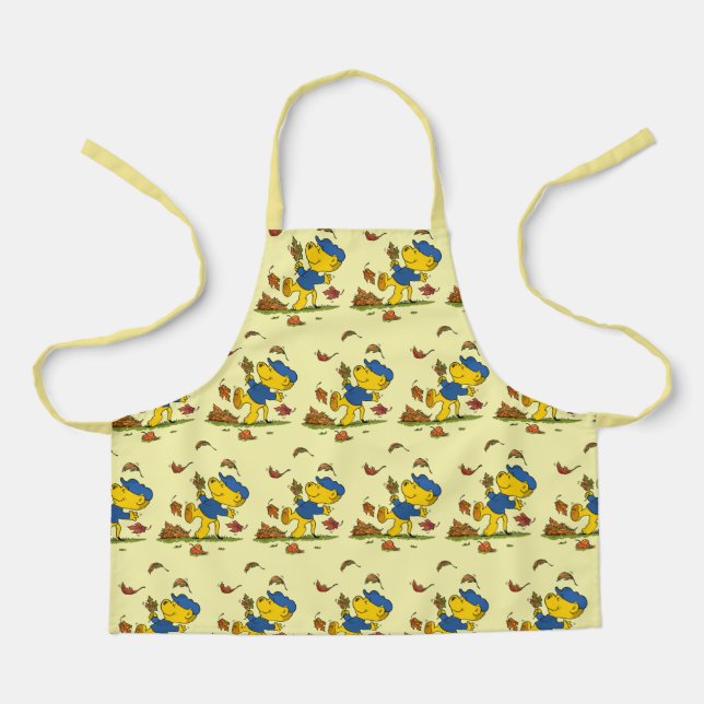 Ferald Dancing Amongst The Autumn Leaves Apron (Front)