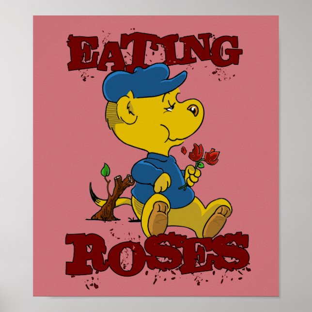 Ferald Eating Roses Poster (Front)