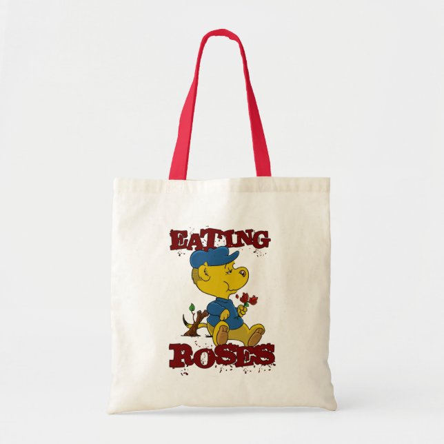 Ferald Eating Roses Tote Bag (Front)
