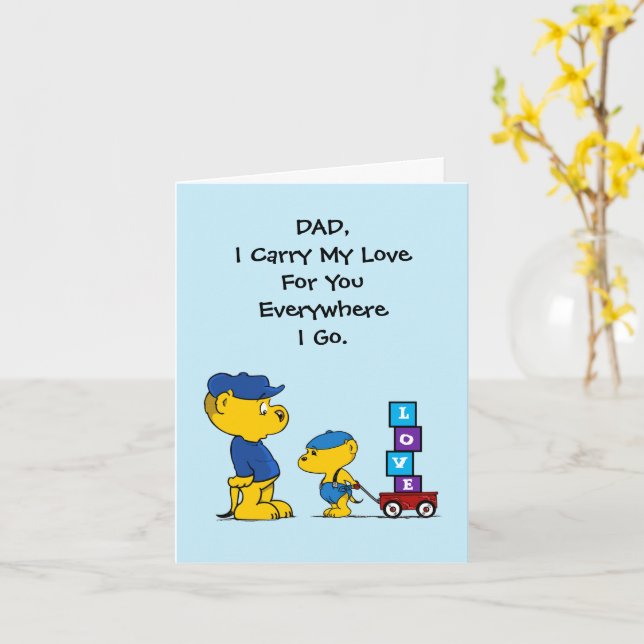 Ferald | Father's Day Greeting Card (Yellow Flower)
