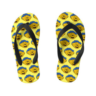Ferald Laughing Emoji Kid's Flip Flops