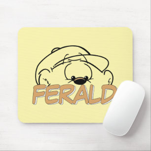 Ferald Peeking Mouse Mat