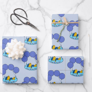 Ferald   Pillow Balloons Wrapping Paper Sheet