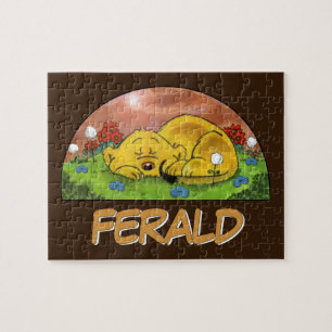 Ferald Sleeping Ferret Jigsaw Puzzle