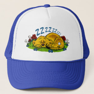 Ferald   Sleeping Ferret Trucker Hat