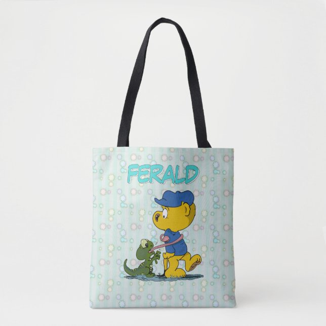 Ferald & The Baby Lizard Tote Bag (Front)